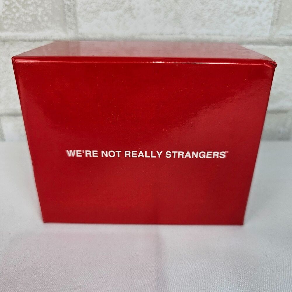 We're Not Really Strangers Card Game Red Edition Complete Relationship Game